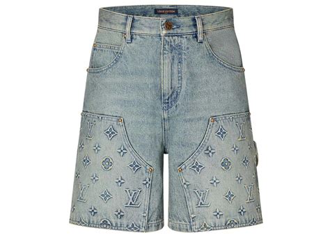 louis vuitton jean shorts men.